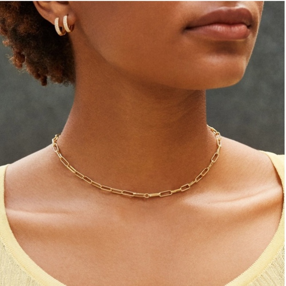 NWT Bauble Bar Small Hera Link Necklace